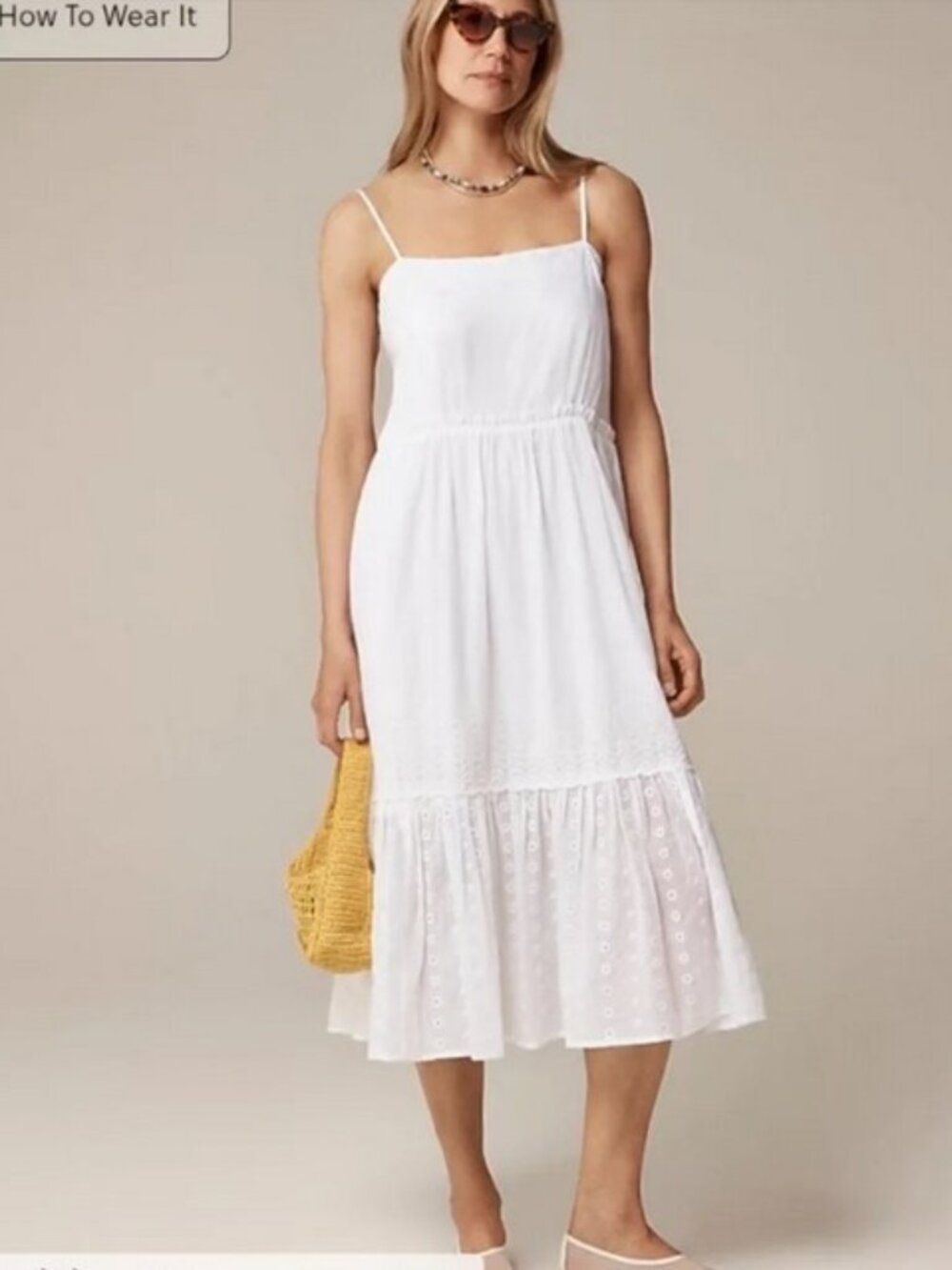 J. Crew Sorrento Dress in Cotton Voile XL